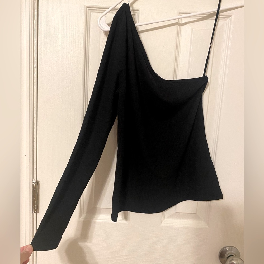 Old Navy One Shoulder Rib Knit Top